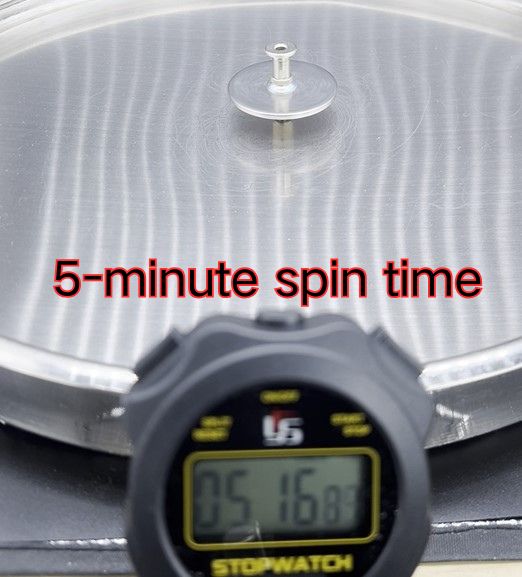 High-Speed Pull-String Zinc Alloy Spinning Top